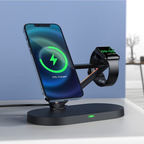 AceFast Fast Wireless Charger Desktop Holder 3-in-1 E9