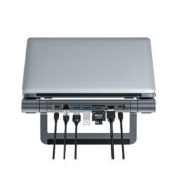 AceFast Laptop Stand with Hub E5 Plus