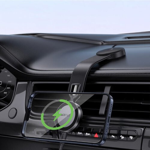 AceFast Fast Wireless Charger Magnetic Car Holder D37