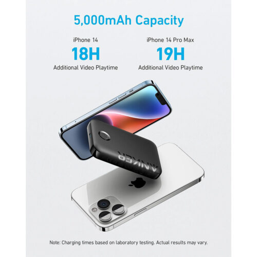 Anker 321 MagGo Battery (PowerCore Magnetic 5K) – Black