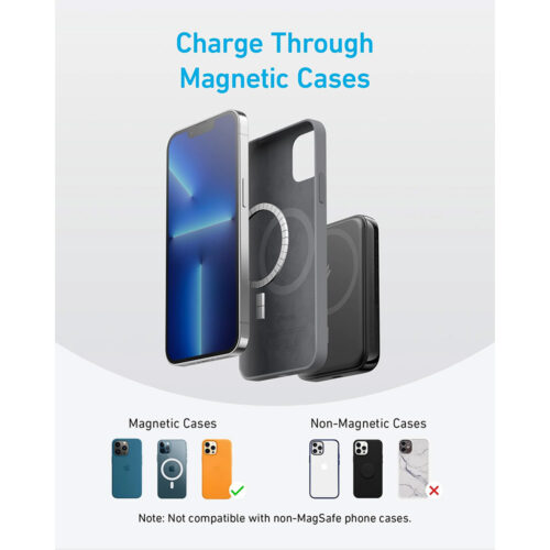 Anker 321 MagGo Battery (PowerCore Magnetic 5K) – Black