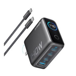 Anker Laptop Charger (140W, 4-Port, PD 3.1) with USB-C Cable