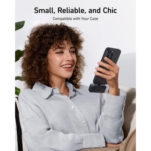 Anker Nano Power Bank (22.5W, Built-In USB-C Connector) – Black