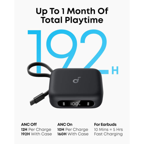 Soundcore By Anker P41i Wireless Earbuds with Portable Phone Charger (Built-in)