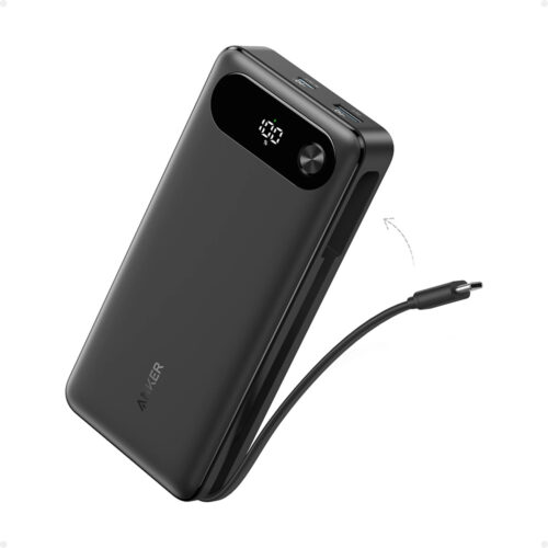 Anker Power Bank (20K, 87W, Built-In USB-C Cable)