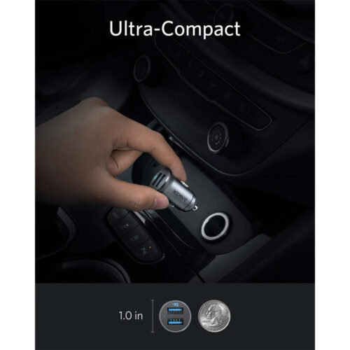 Anker PowerDrive 2 Alloy Metal Mini Car Charger
