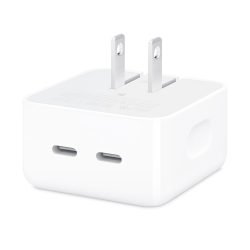 Apple 35W Dual USB-C Port Compact Power Adapter