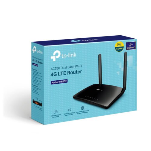 Tp-Link Archer MR202 AC750 Wireless Dual Band 4G LTE Router