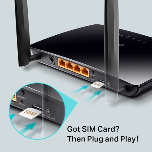 Tp-Link Archer MR202 AC750 Wireless Dual Band 4G LTE Router