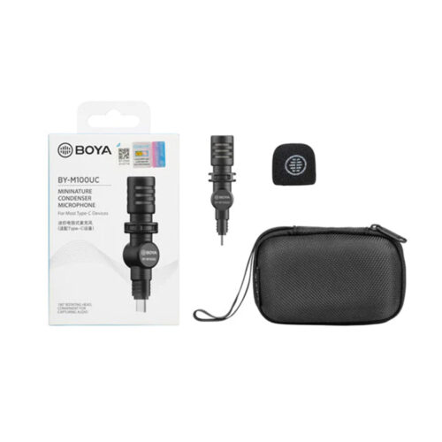 BOYA BY-M100UC Type-C Mininature Condenser Microphone