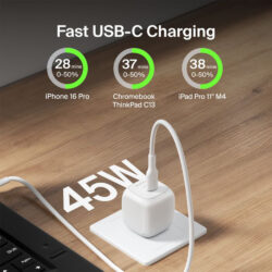 Belkin BoostCharge Compact USB-C Wall Charger 45W