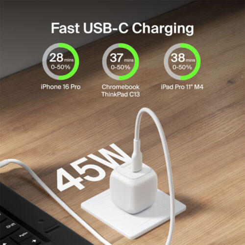 Belkin BoostCharge Compact USB-C Wall Charger 45W