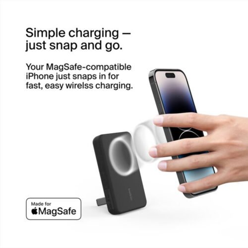 Belkin BoostCharge Magnetic Wireless Power Bank 5K + Stand