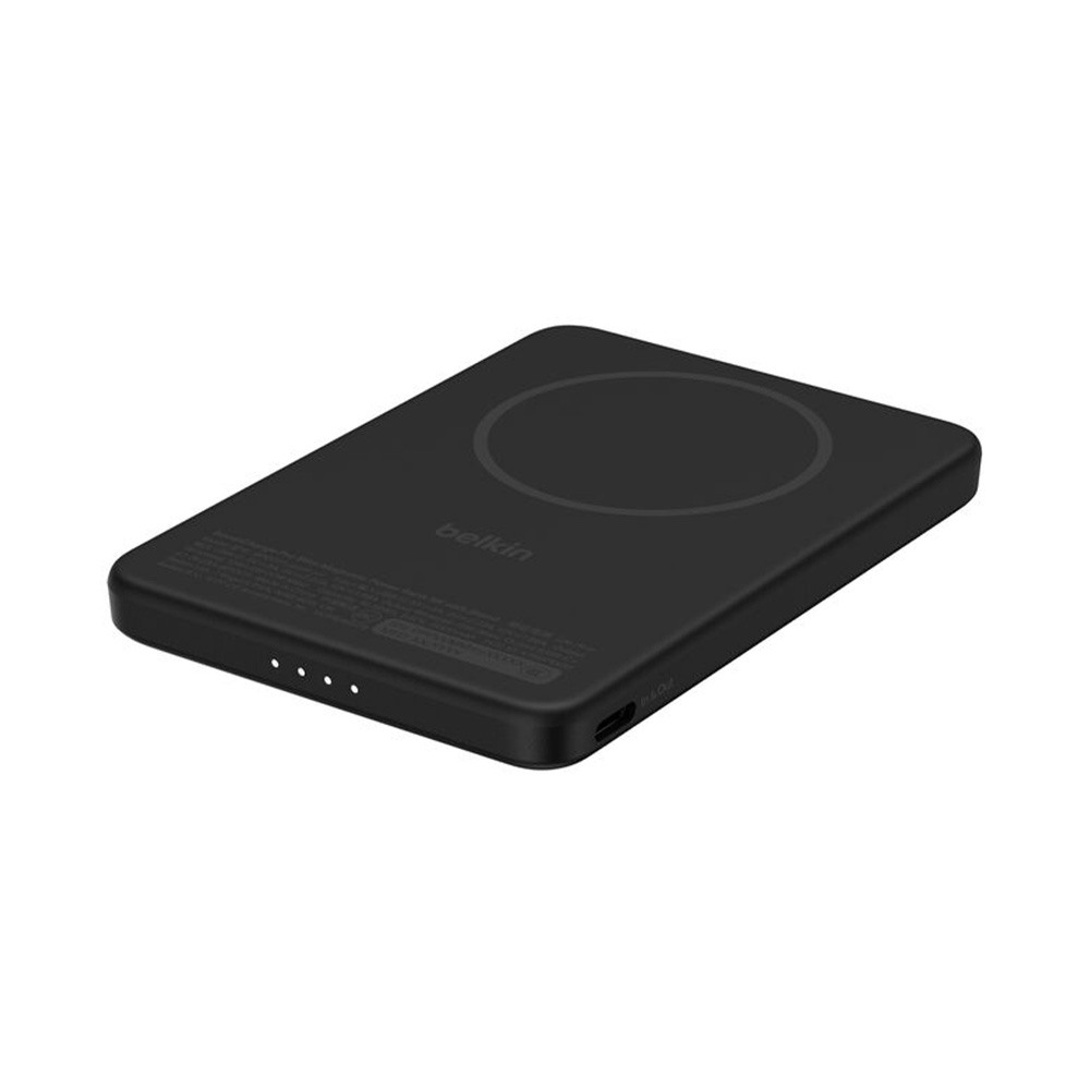 Belkin BoostCharge Slim Magnetic Power Bank 5K with Qi2 Belkin BoostCharge Slim Magnetic Power Bank 5K with Qi2