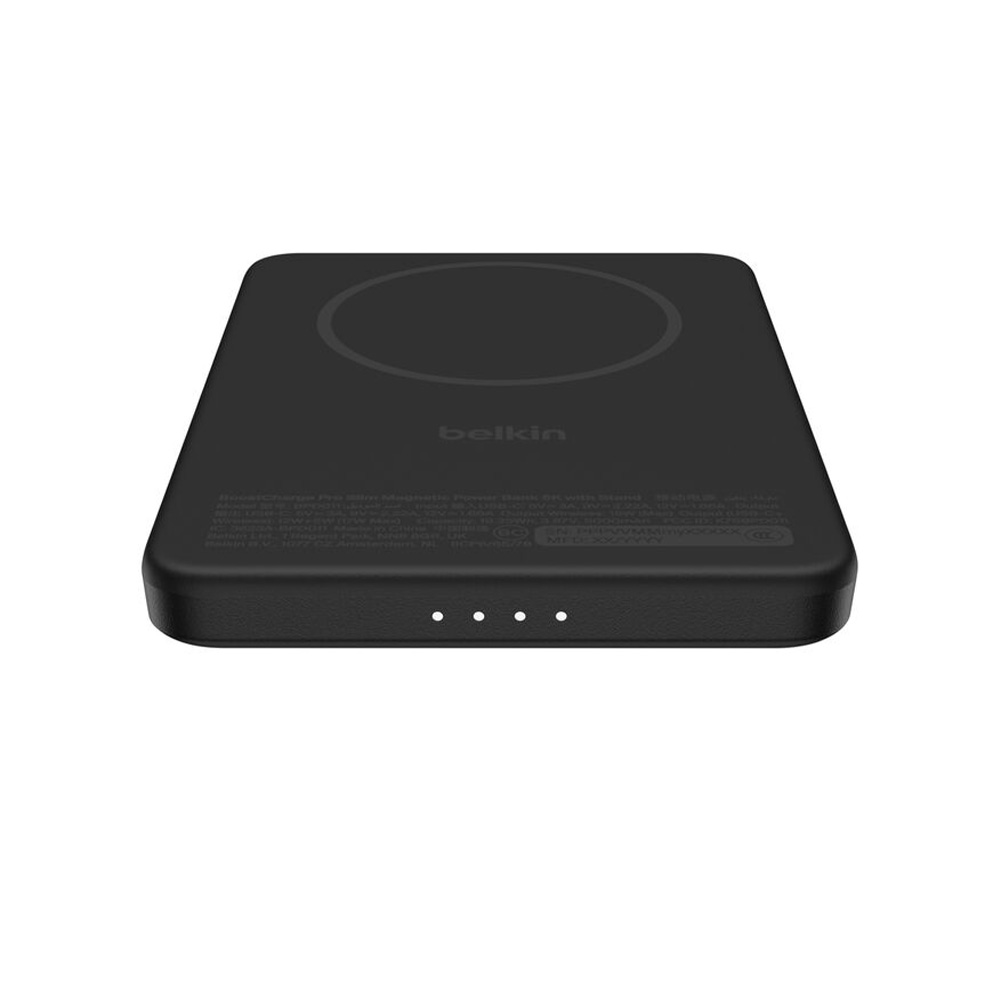 Belkin BoostCharge Slim Magnetic Power Bank 5K with Qi2 Belkin BoostCharge Slim Magnetic Power Bank 5K with Qi2