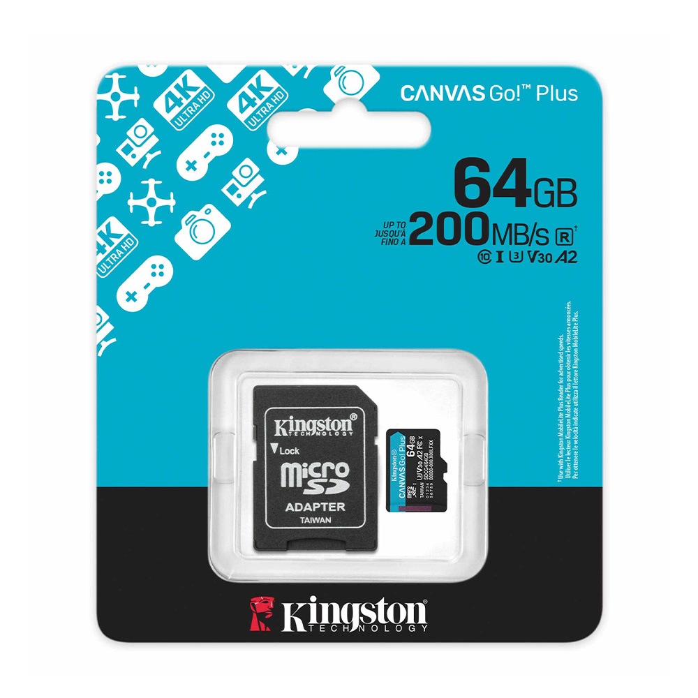Kingston Canvas Go Plus microSD memory card Kingston Canvas Go Plus microSD memory card