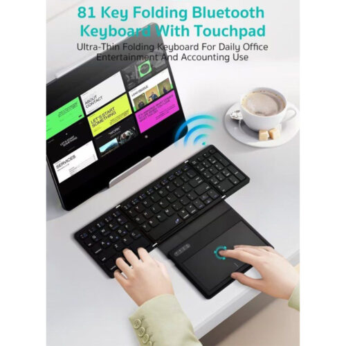 COTECi 81 Key Folding Keyboard with TouchPad
