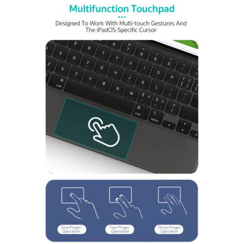 COTECi Magic Keyboard for Apple iPad 10th, 11th and iPad Air 5th
