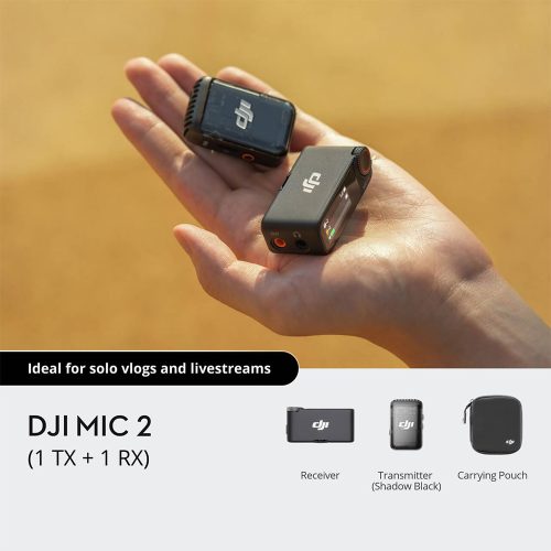 DJI Mic 2 (1 TX + 1 RX) Wireless Microphone