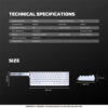FANTECH ATOM HE68 MK811, High‑Precision Magnetic‑Switch Mechanical Keyboard FANTECH ATOM HE68 MK811, High‑Precision Magnetic‑Switch Mechanical Keyboard