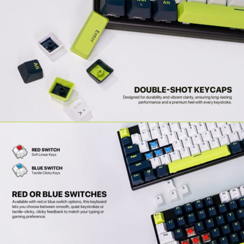 Fantech ATOM104S MK878S Pro Wired Mechanical Keyboard