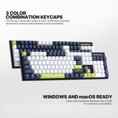 Fantech ATOM104S MK878S Pro Wired Mechanical Keyboard