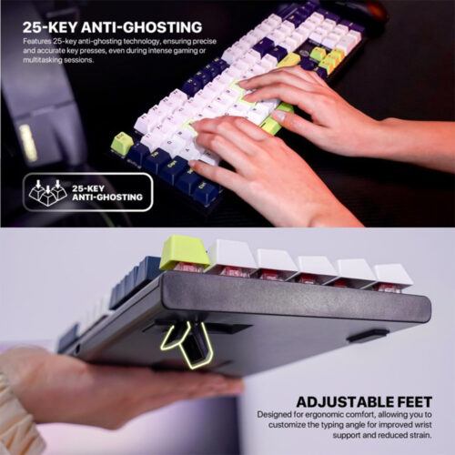 Fantech ATOM104S MK878S Pro Wired Mechanical Keyboard