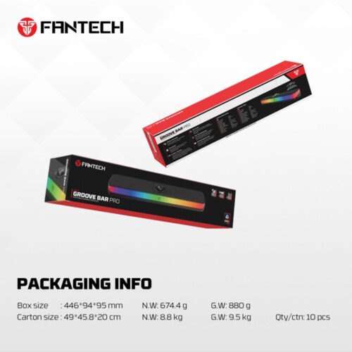 Fantech BS151 Groove Bar Pro RGB Bluetooth Portable Gaming Speaker