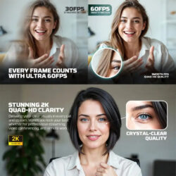 FANTECH C50 LUMINOS: Professional 2K Quad-HD Webcam