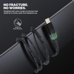 FANTECH DURALINK DL3AC USB To USB-C Braided Cable – 1M