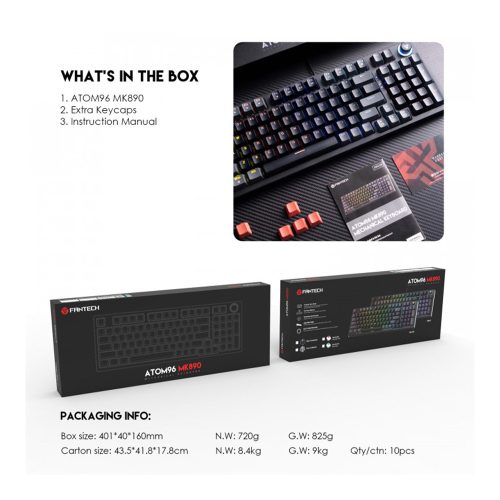 Fantech MK890 ATOM 96 RGB Mechanical Keyboard