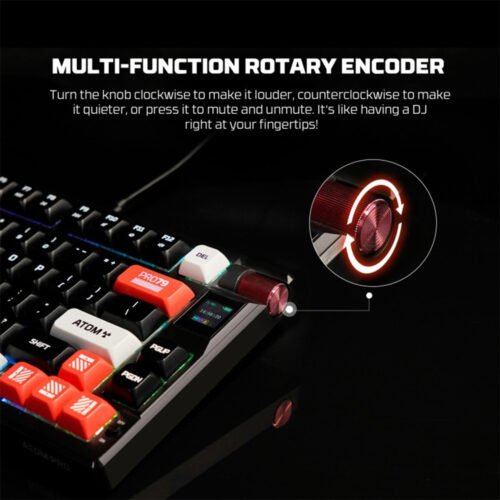 Fantech MK917 ATOM PRO79 Bluetooth, Wireless & Wired Keyboard