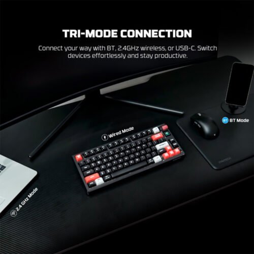 Fantech MK917 ATOM PRO79 Bluetooth, Wireless & Wired Keyboard