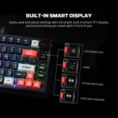 Fantech MK917 ATOM PRO79 Bluetooth, Wireless & Wired Keyboard