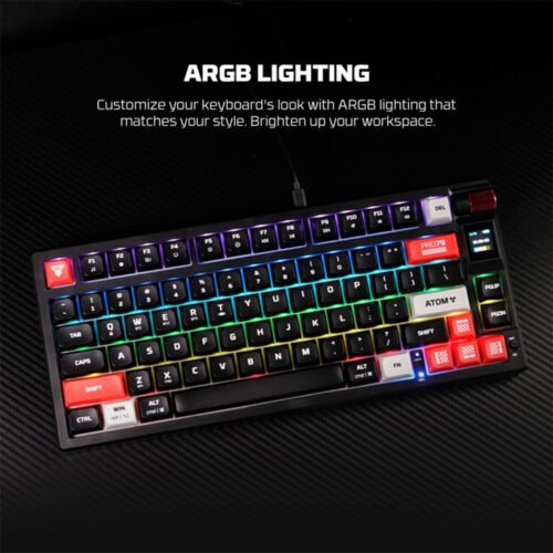Fantech MK917 ATOM PRO79 Bluetooth, Wireless & Wired Keyboard