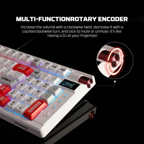 Fantech MK918 ATOM PRO97 Bluetooth, Wireless & Wired Keyboard