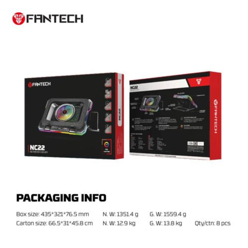 Fantech NC22 Premium Laptop Cooling Pad