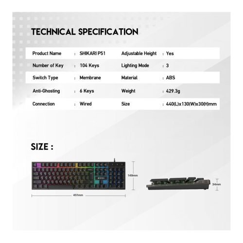 Fantech P51 5-in-1 Bundle