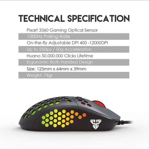 Fantech UX2 HIVE RGB Gaming Mouse
