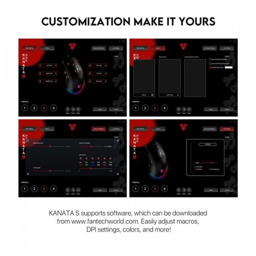 Fantech VX9S KANATA RGB Gaming Mouse