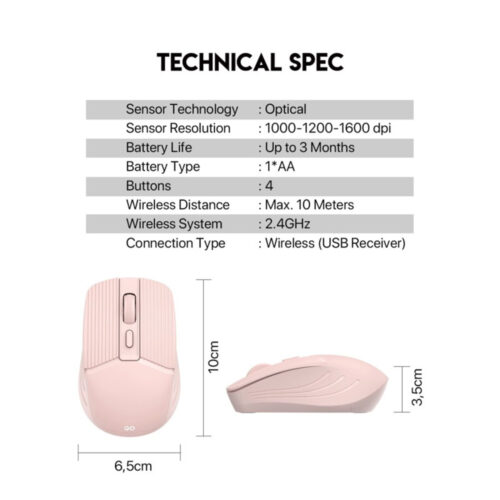 FANTECH W605 GO: Reliable Wireless Mouse