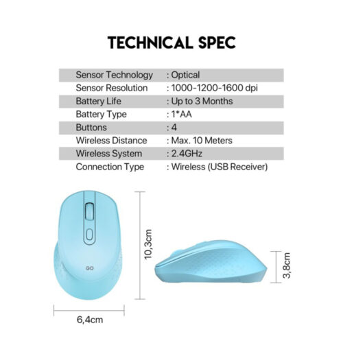 FANTECH W606 GO: Productive Wireless Mouse