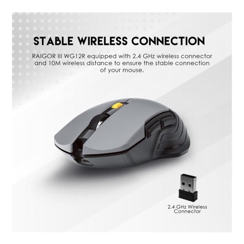 Fantech WG12R RAIGOR III Rechargeable Wireless Gaming Mouse