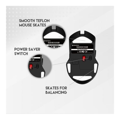 Fantech WG12R RAIGOR III Rechargeable Wireless Gaming Mouse