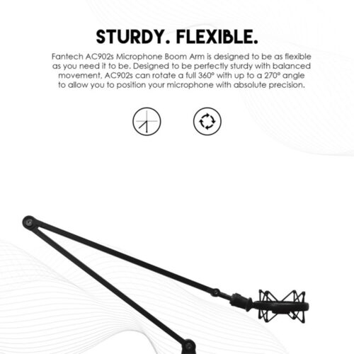 Fantech AC902s Studio Microphone Arm – 80cm Adjustable Stand