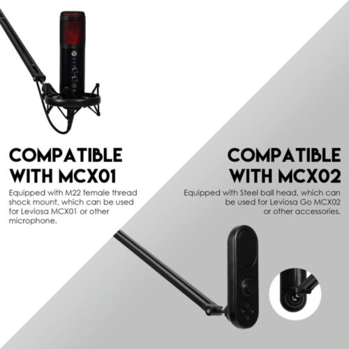 Fantech AC902s Studio Microphone Arm – 80cm Adjustable Stand