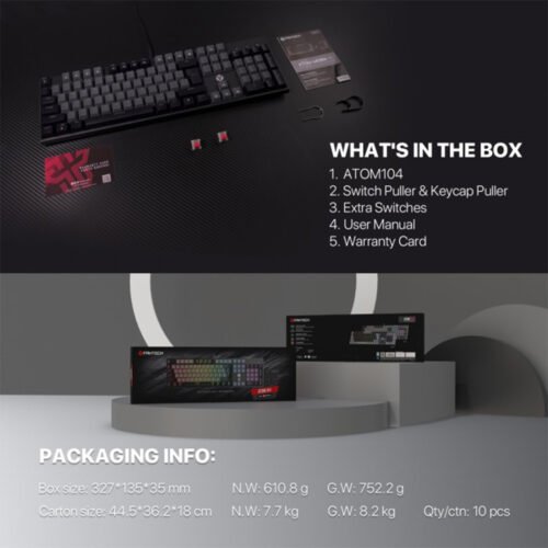 Fantech ATOM TKL MK886v2 Mechanical Keyboard