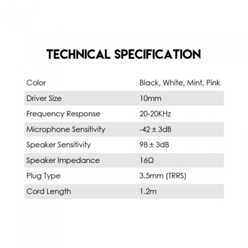 Fantech EG3 Wired Gaming Earphone