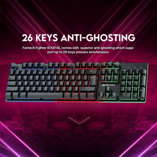 Fantech Fighter III K614L RGB Feel Mechanical Gaming Keyboard