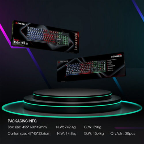 Fantech Fighter III K614L RGB Feel Mechanical Gaming Keyboard